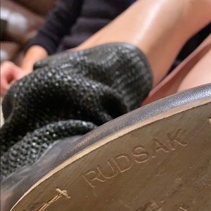 Rudsak brand new black leather boot size 40